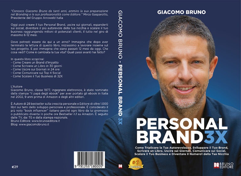 Personal Brand 3X: il nuovo Bestseller di Giacomo Bruno su come diventare la scelta n.1 della propria nicchia di mercato