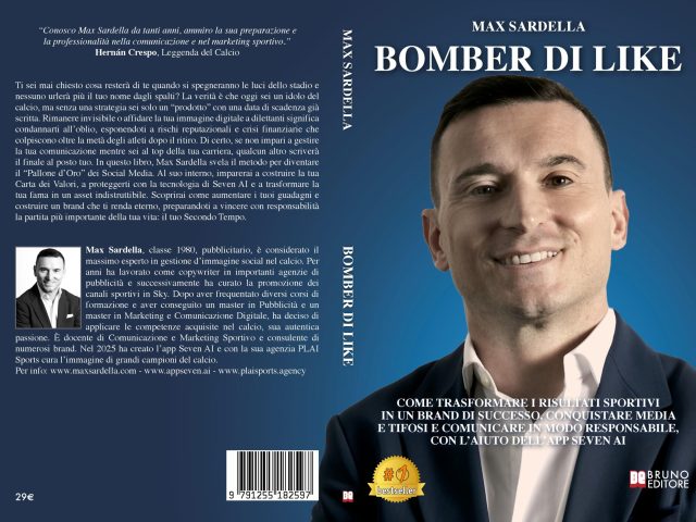 Max Sardella lancia il libro su come trasformare calciatori e calciatrici in “Pallone d’Oro” dei Social Media