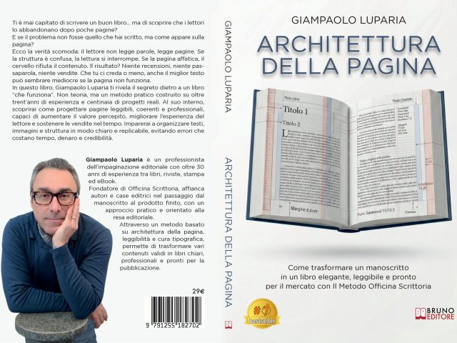 Giampaolo Luparia lancia il libro su come progettare e valorizzare un testo cartaceo da zero
