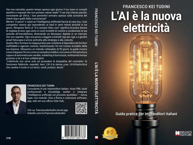 Francesco Kei Tudini lancia il libro su come massimizzare la produttività delle PMI italiane