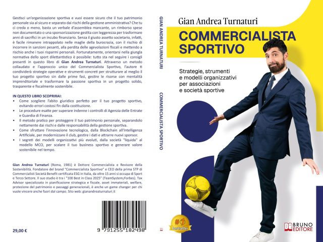 Gian Andrea Turnaturi lancia il libro su come creare un’organizzazione sportiva di successo