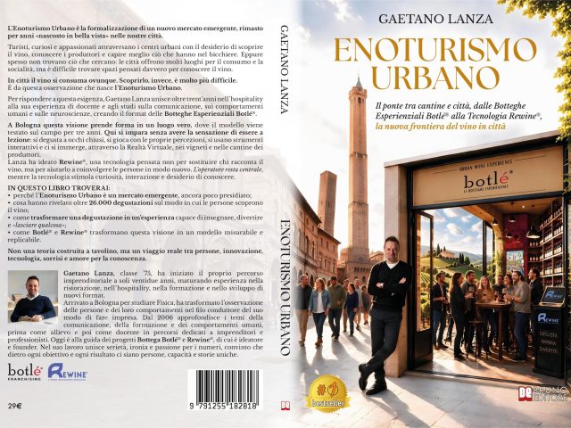 Gaetano Lanza lancia il libro su come portare il vino nella vita quotidiana delle città grazie all’Enoturismo Urbano