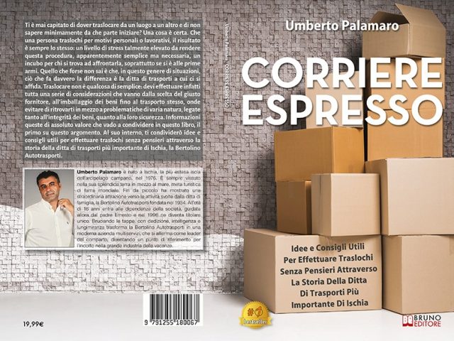 Umberto Palamaro, Corriere Espresso:  il Bestseller su come traslocare senza pensieri