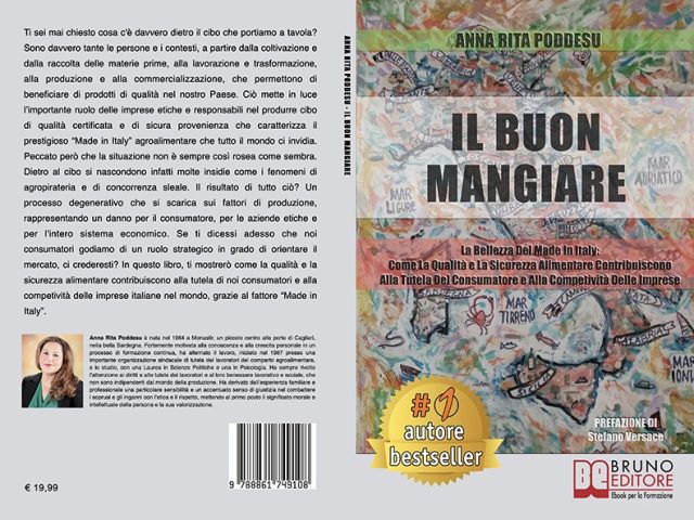 Anna Rita Poddesu, Il Buon Mangiare: il Bestseller sull&#8217;importanza del Made In Italy in ambito alimentare