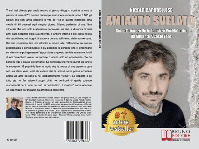 Nicola Carabellese, Amianto Svelato: il Bestseller su come ottenere un indennizzo per malattie da amianto
