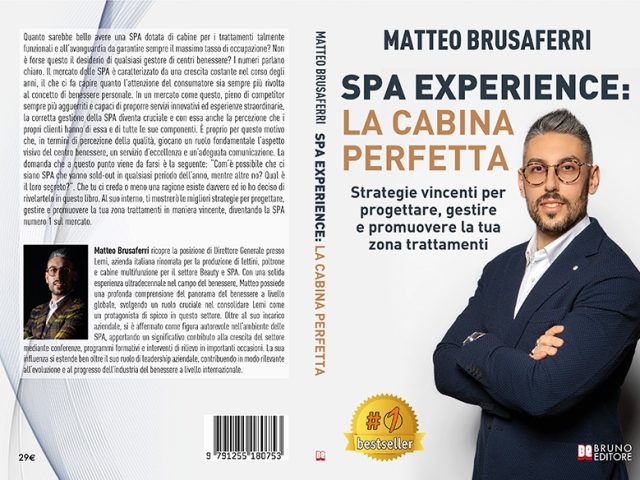 Matteo Brusaferri “Spa Experience: La Cabina Perfetta”: il Bestseller su come promuovere le cabine per i trattamenti in modo vincente